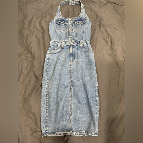 Universal Thread Blue Denim Dress - Picture 1 of 8